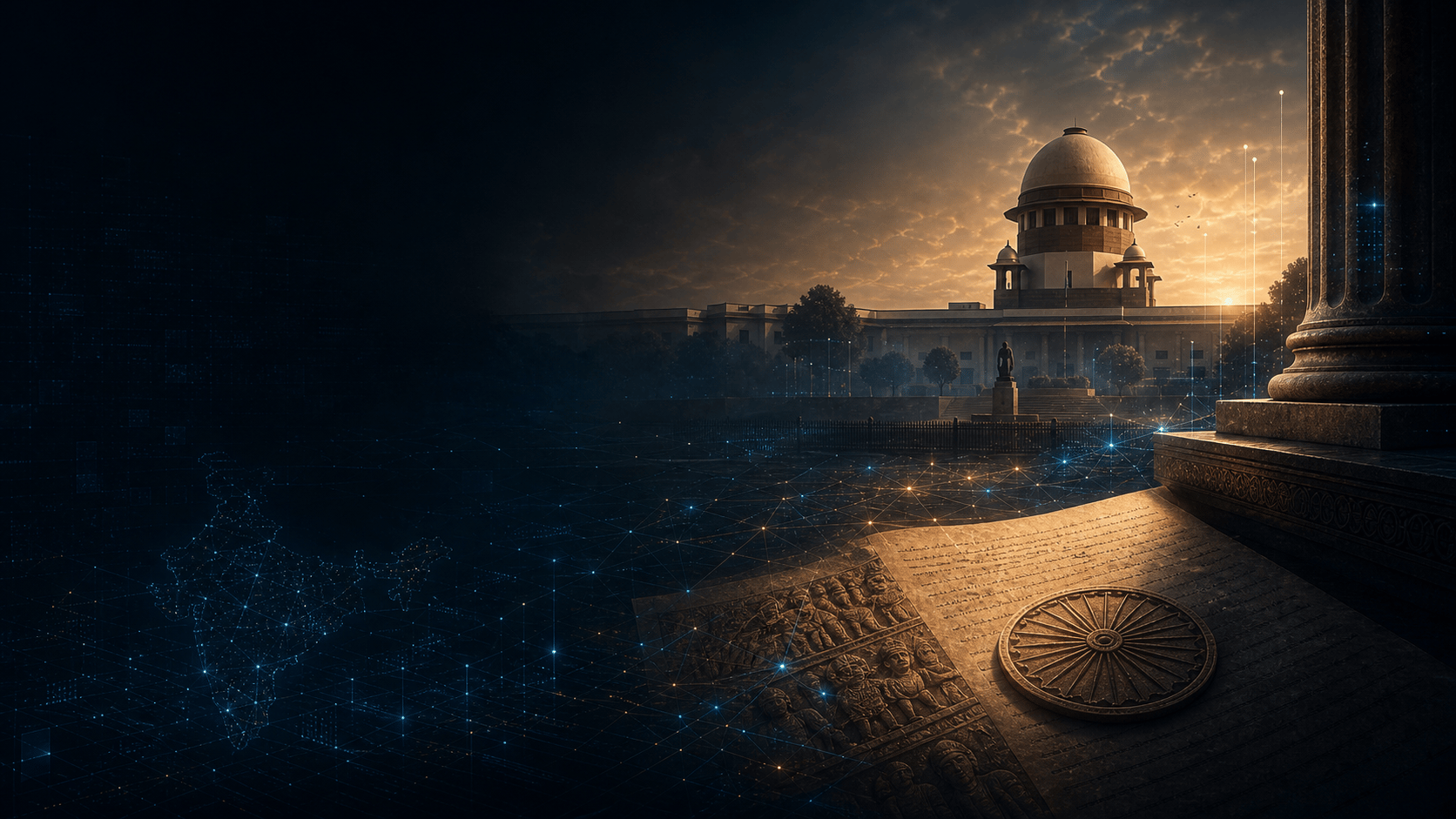 Supreme Court Matter Intelligence Banner Showing Constitutional Context, Institutional Architecture, And Digital Governance In India