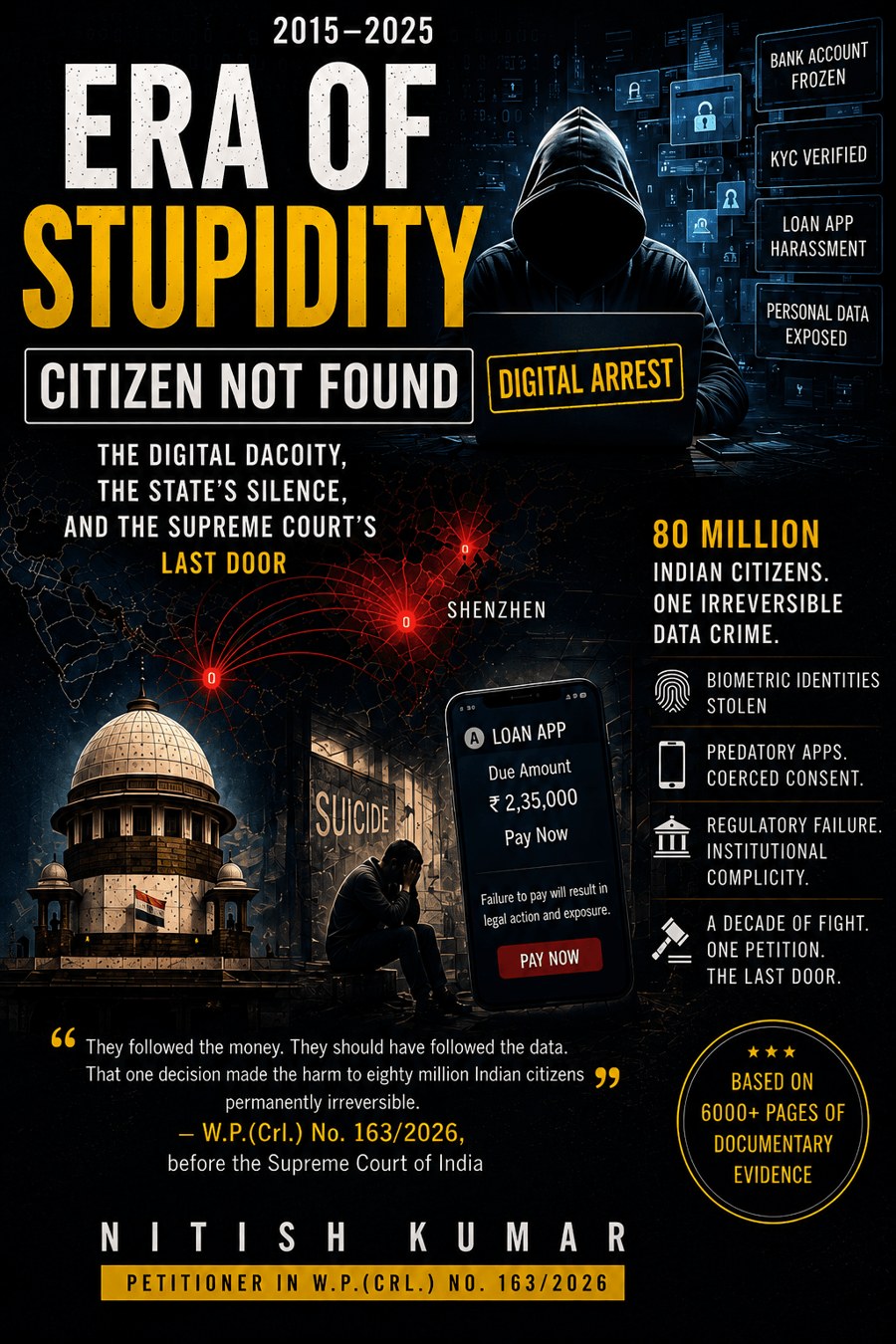 Era of Stupidity Citizen Not Found book cover